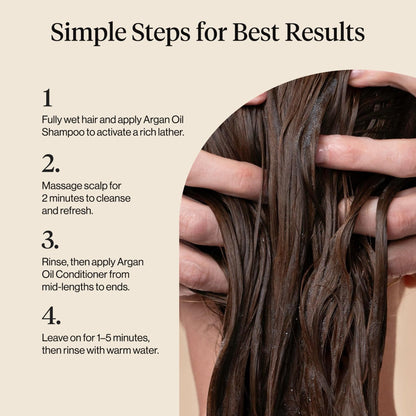 Kitsch Repairing Argan Oil Liquid Conditioner for Women & Men – Argan Oil for Hair, For Shine, Smoothness & Damage Recovery, Hair Repair – Clean, Color-Safe Hair Care - 12.3 oz - Maple Wellness Supplements