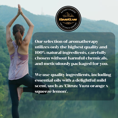 KleverKlover Back and Neck Aromatherapy Balm Ultra Strength for Healing Sore Muscle & Joint After Workout or Yoga - Plai Oil - Preservative Free- Citrus Scent + Free Massage Reflexology Wooden Stick - Maple Wellness Supplements