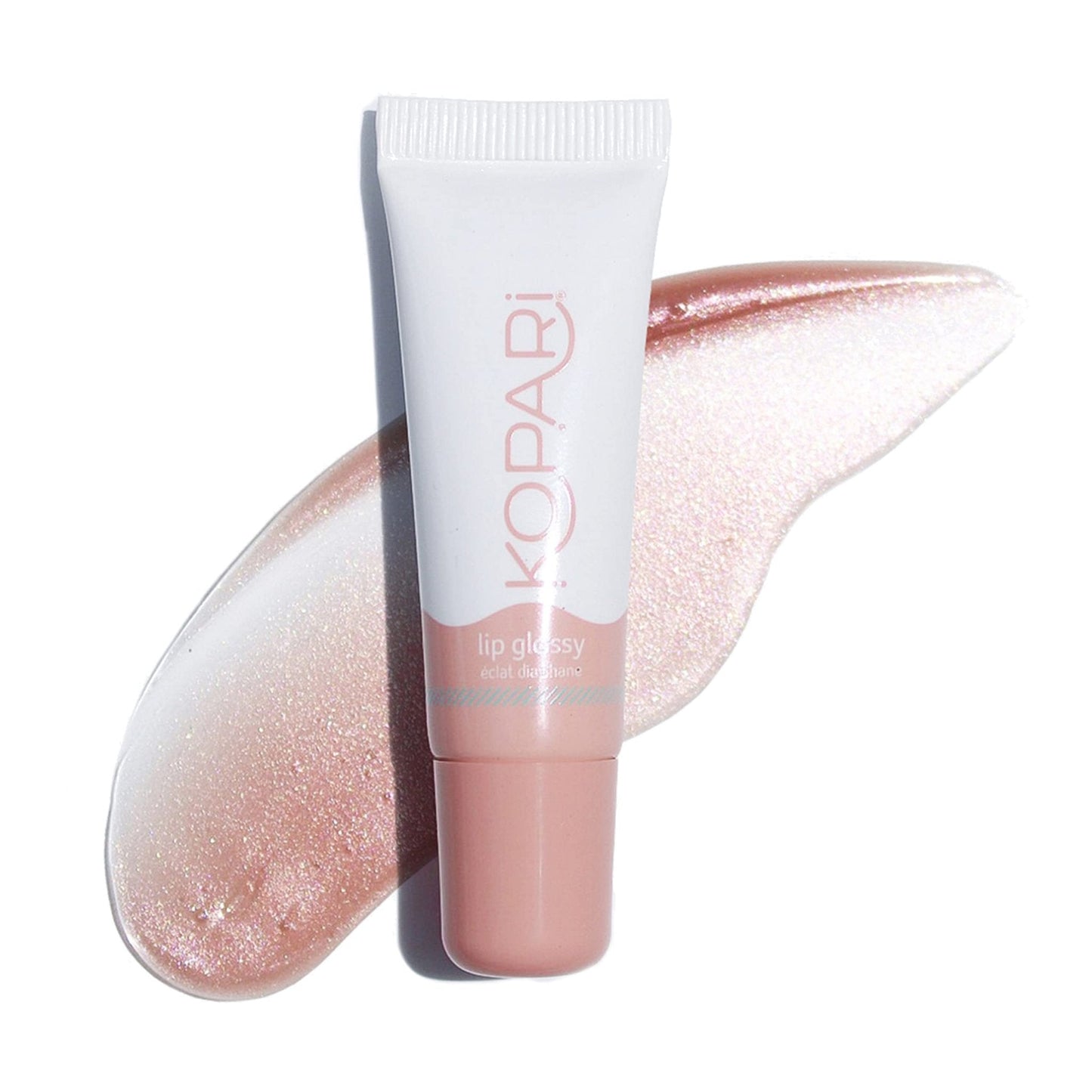 Kopari Coconut Lip Glossy | Nude Tint Birthday Suit | Vegan Hydrating Moisturizing Lip Oil Vitamin E Shea Butter Long Wear High Shine Non Sticky | Clean Plant Based Non Toxic Balm Paraben Free - Maple Wellness Supplements