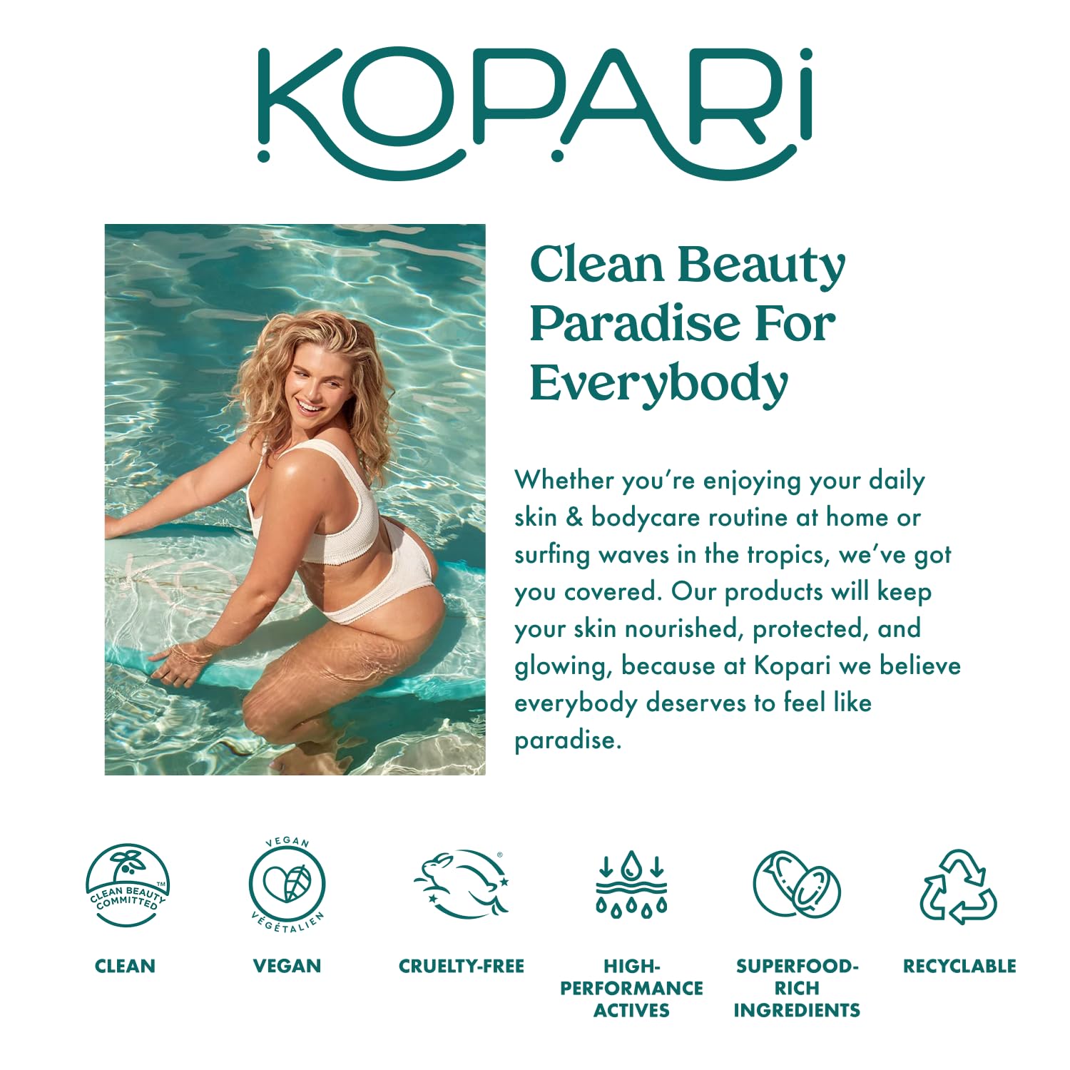 Kopari Rose Gold Sunglaze Sheer Body Mist Sunscreen SPF 42, Infused with Shimmering Body Oil, Hydrating Mist, Hydrates - Maple Wellness Supplements