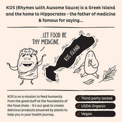 KOS Vegan Protein Powder Erythritol Free, Chocolate - Organic Pea Protein Blend, Plant Based Superfood Rich in Vitamins & Minerals - Keto, Dairy Free - Meal Replacement for Women & Men, 28 Servings - Maple Wellness Supplements