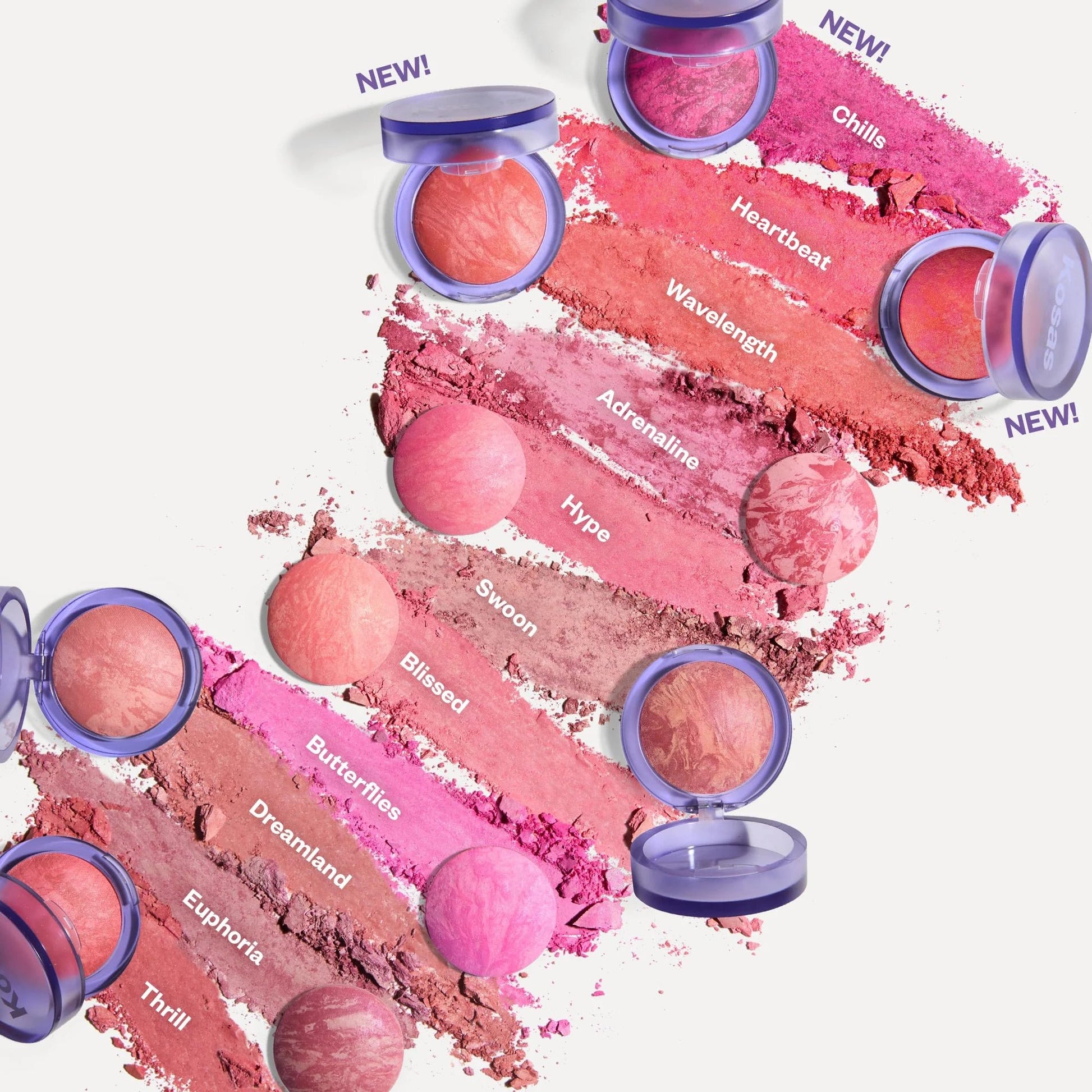 Kosas Blush is Life –Talc-Free Dimensional Blush Baked with Squalane & Hyaluronic Acid – Long Wear, Safe for Sensitive Skin - Swoon - Maple Wellness Supplements