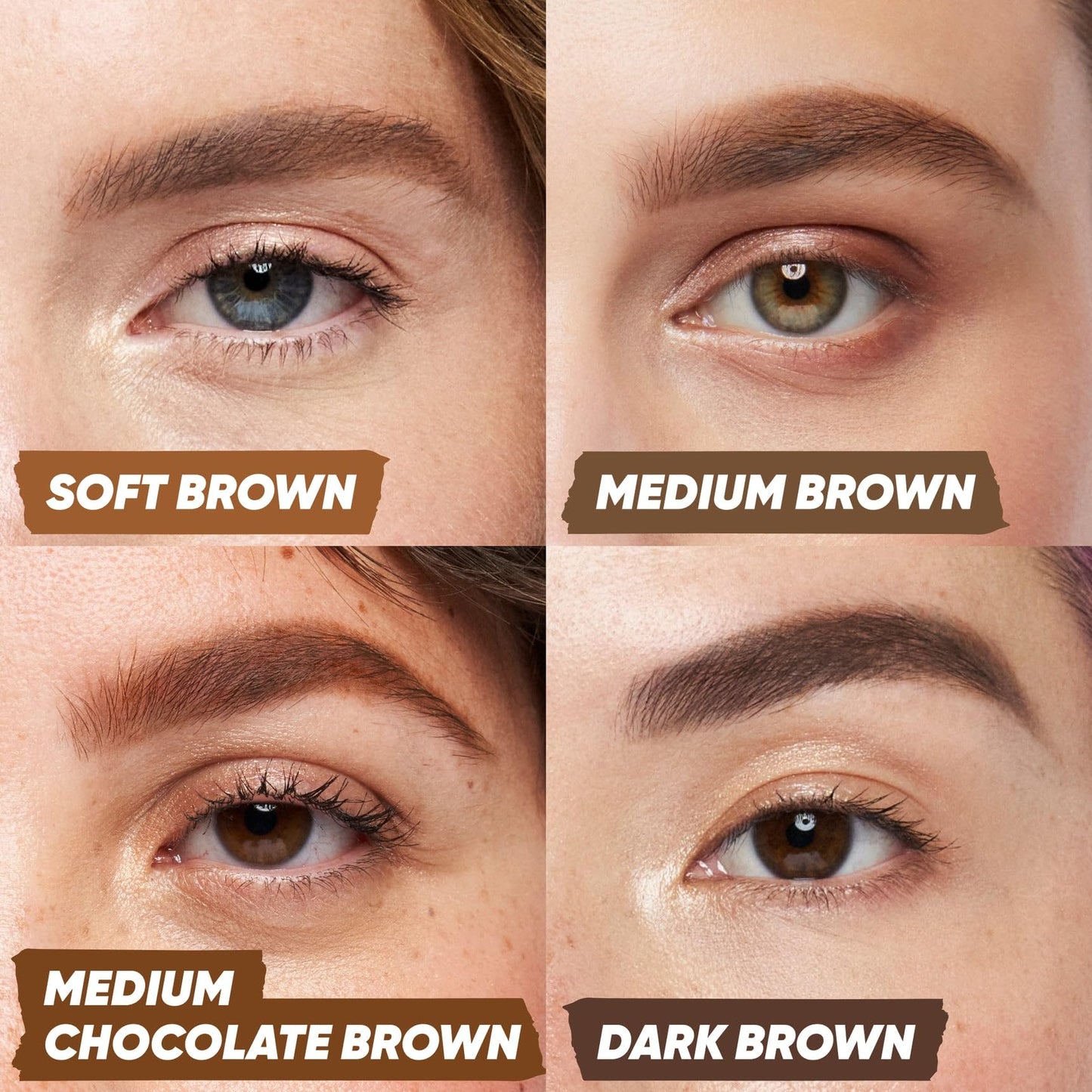 Kosas Brow Pop Eyebrow Pencil – Brow Pencil with Spoolie, Medium Brown - Maple Wellness Supplements