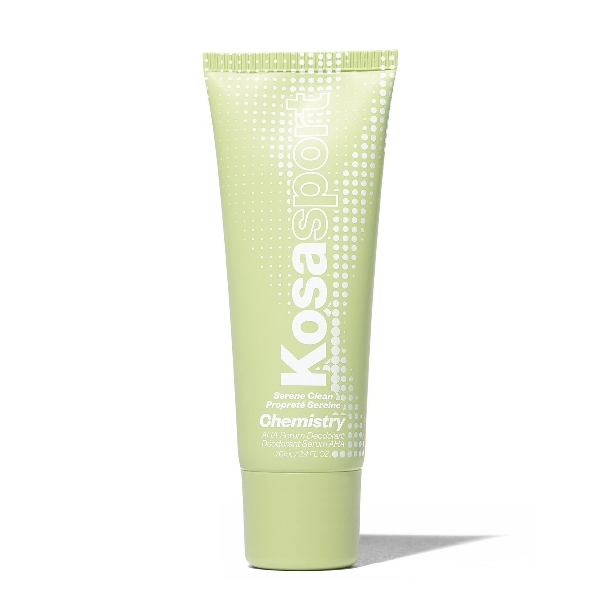 Kosas Chemistry Deodorant - Aluminium and Baking Soda Free + BO-Fighting AHA Serum that Exfoliates, Softens, and Nourishes the Skin, (Serene Clean) - Maple Wellness Supplements