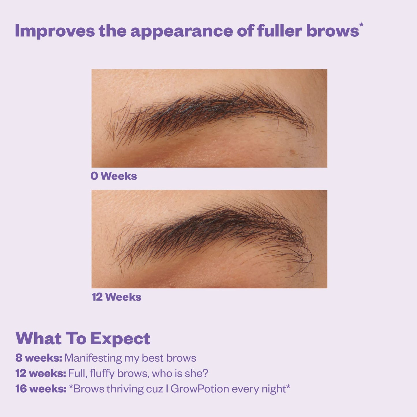 Kosas Grow Potion: Fluffy Brow and Lash Boosting Serum. Eyebrow and Eyelash Enhancing Serum - Maple Wellness Supplements