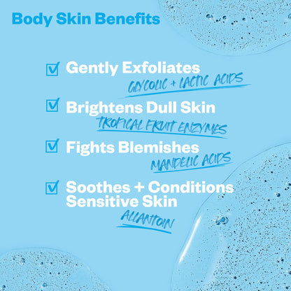 Kosas Kosasport Good Body Skin Body Wash | AHA & Enzyme Exfoliating Wash - Maple Wellness Supplements