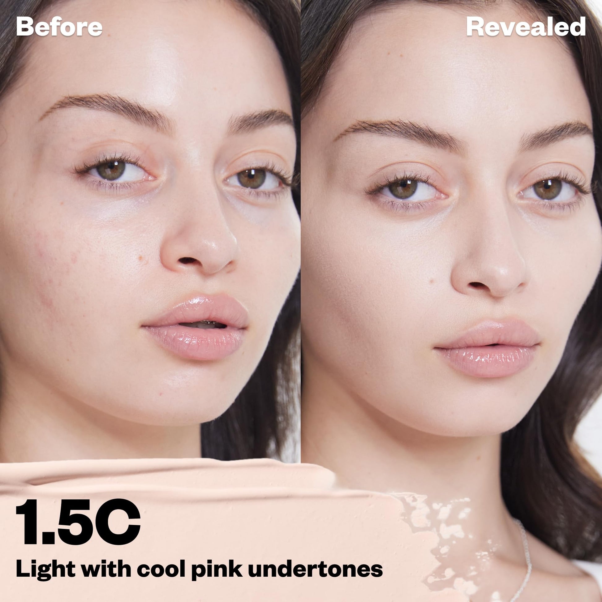Kosas Mini Revealer Concealer - Medium Coverage Makeup, Conceals Dark Circles Under the Eyes, Dark Spots and Blemishes (Tone 1.5) - Maple Wellness Supplements