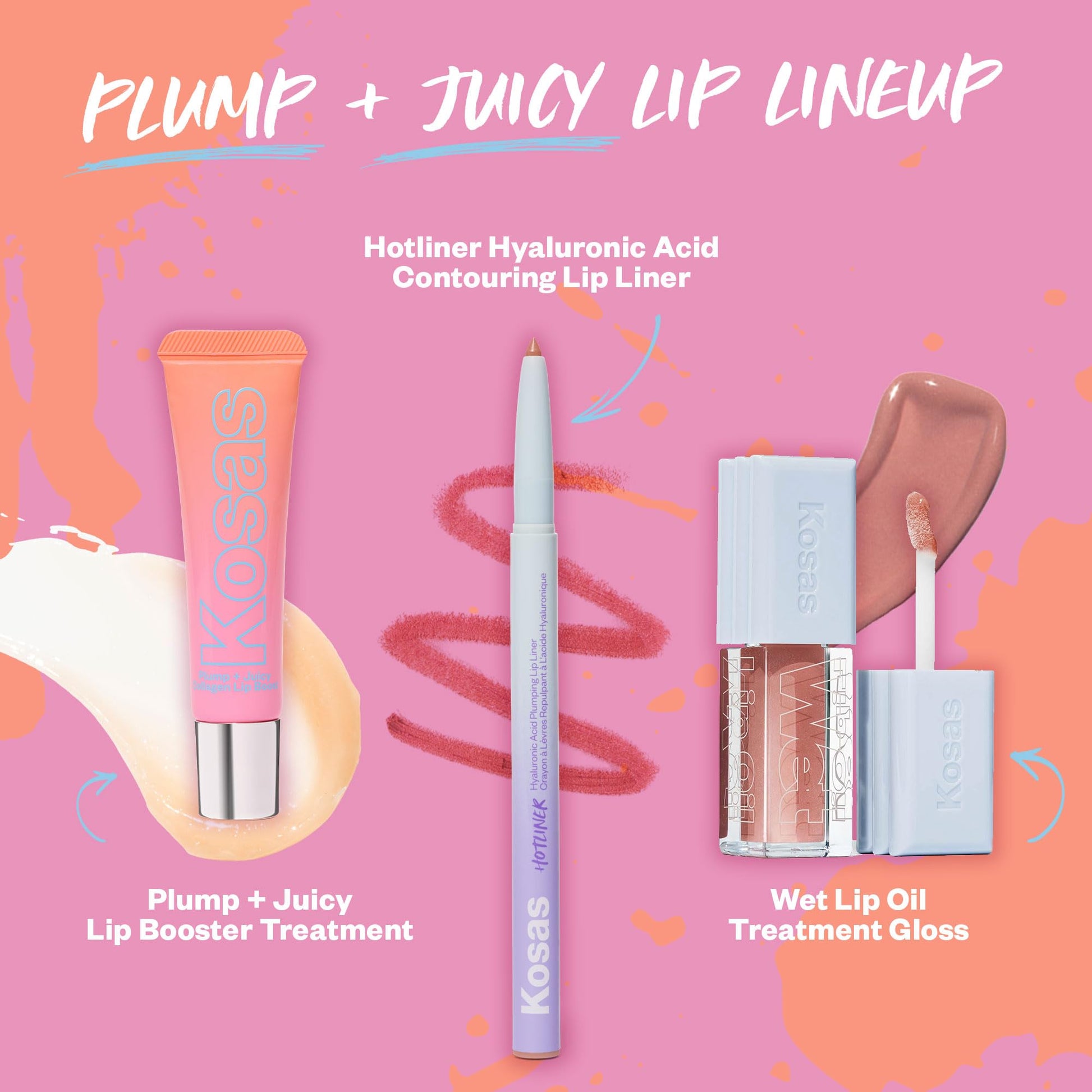 Kosas Plump and Juicy Lip Collagen Booster - Maple Wellness Supplements