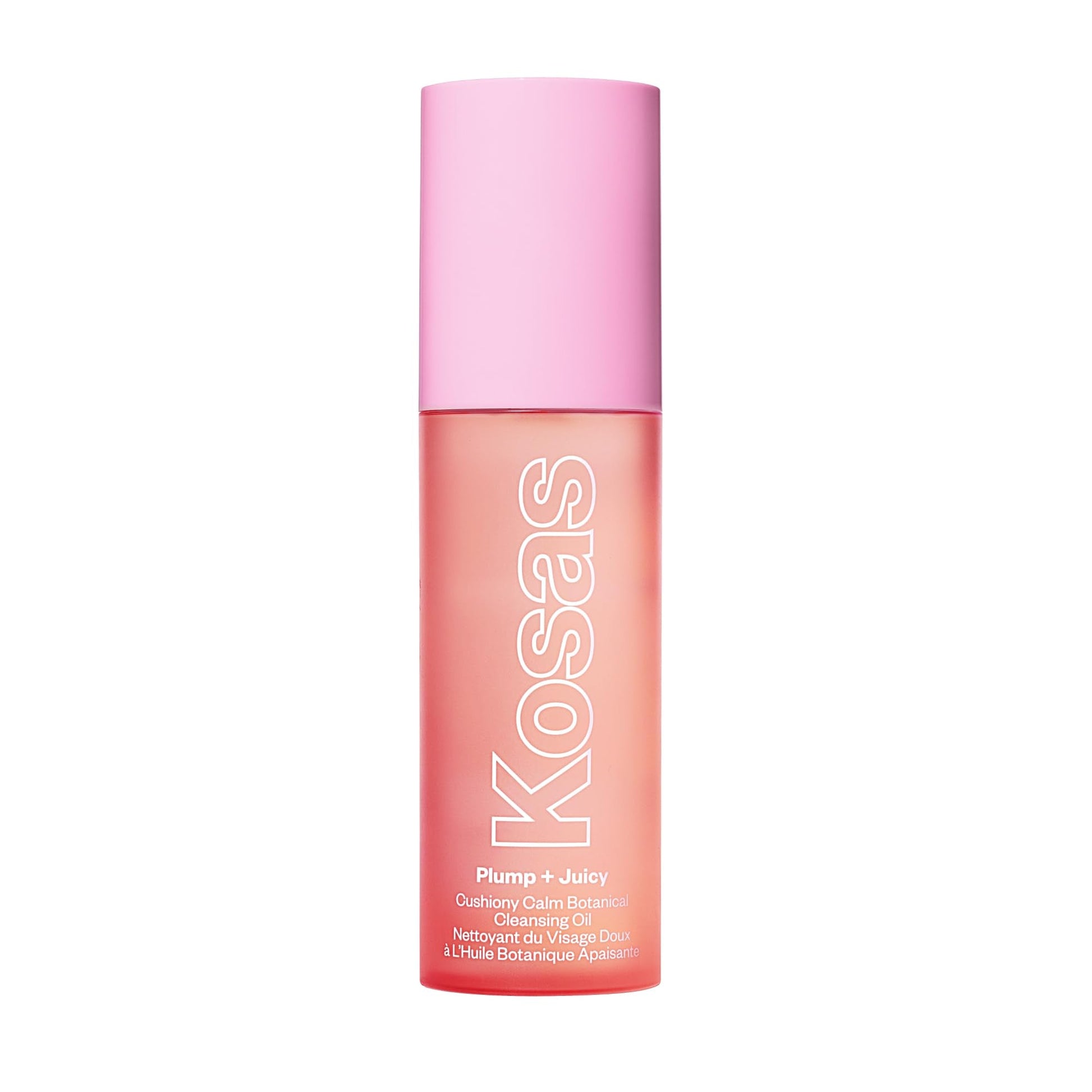 Kosas Plump + Juicy Cushiony Calm Botanical Cleansing Oil – Hydrating Makeup Remover for Sensitive Skin, Non-Greasy Oil Cleanser with Ceramides & Squalane for Soft, Soothed Skin - Maple Wellness Supplements