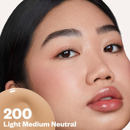 Kosas Revealer Liquid Foundation SPF 25 – Medium Buildable Coverage, Hydrating Natural Glow Finish, Light Medium Neutral 200 - Maple Wellness Supplements