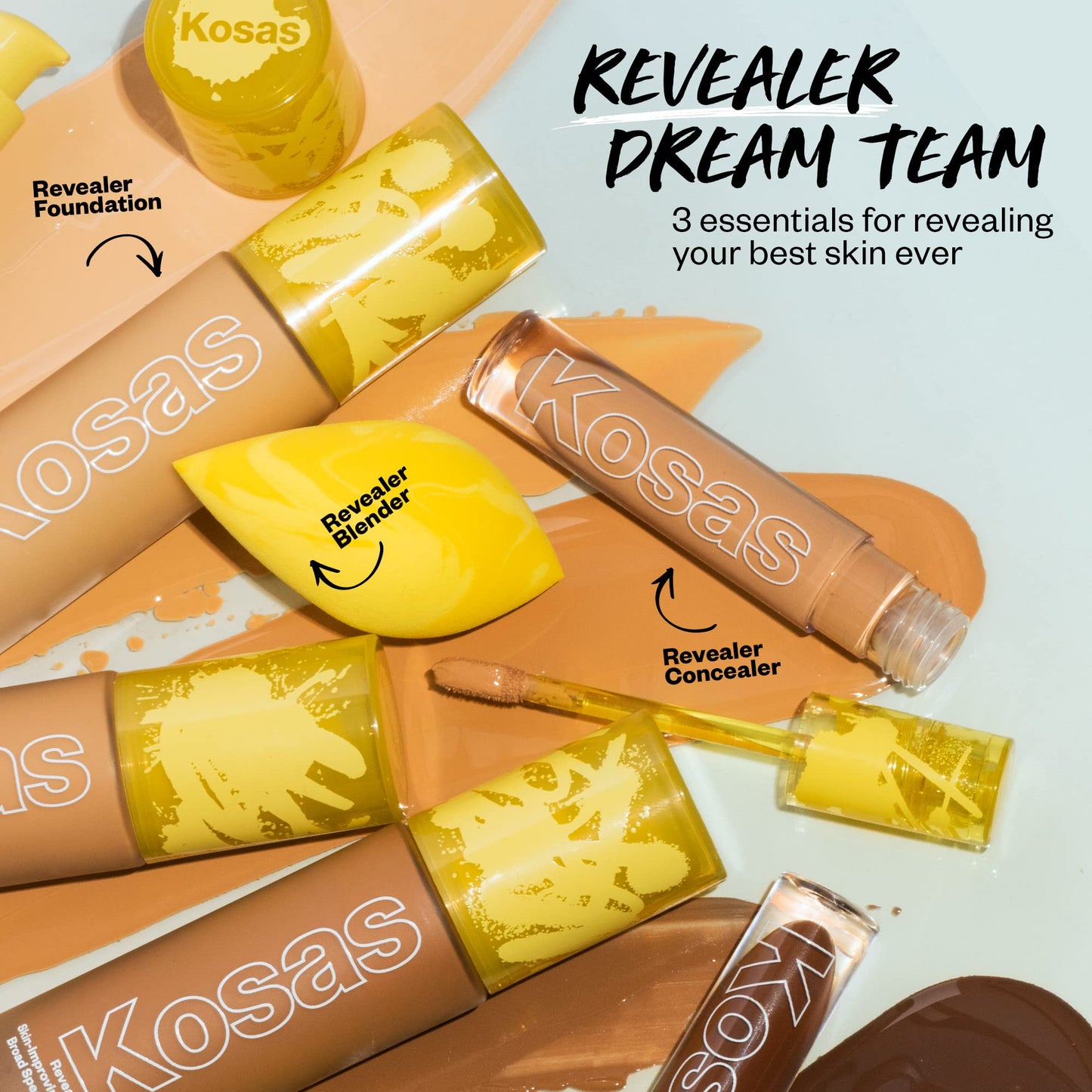 Kosas Revealer Liquid Foundation SPF 25 – Medium Buildable Coverage, Hydrating Natural Glow Finish, Light Medium Neutral 200 - Maple Wellness Supplements