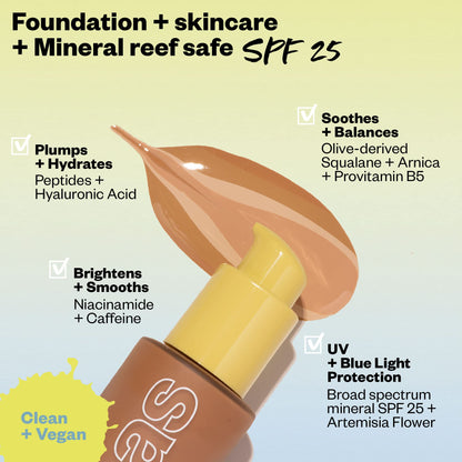 Kosas Revealer Liquid Foundation SPF 25 – Medium Buildable Coverage, Hydrating Natural Glow Finish, Light Medium Neutral 200 - Maple Wellness Supplements