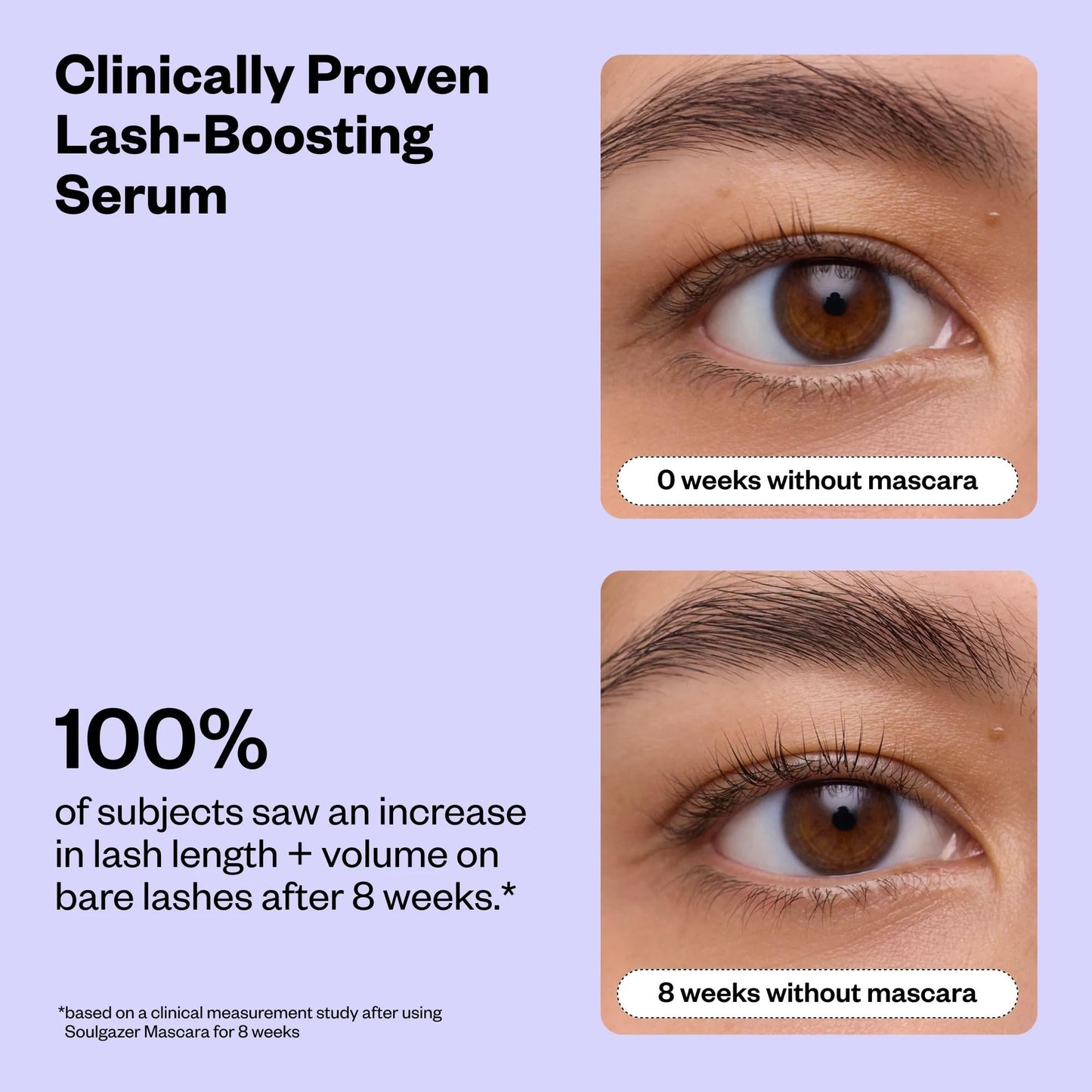 Kosas Soulgazer Lengthening + Lifting Peptide Mascara – Smudge-Proof, Clump-Free Mascara + Lash Serum 2-in-1 for Long, Defined Lashes – Curvilinear Molded Brush, Vegan, Sensitive-Eye Safe - Maple Wellness Supplements