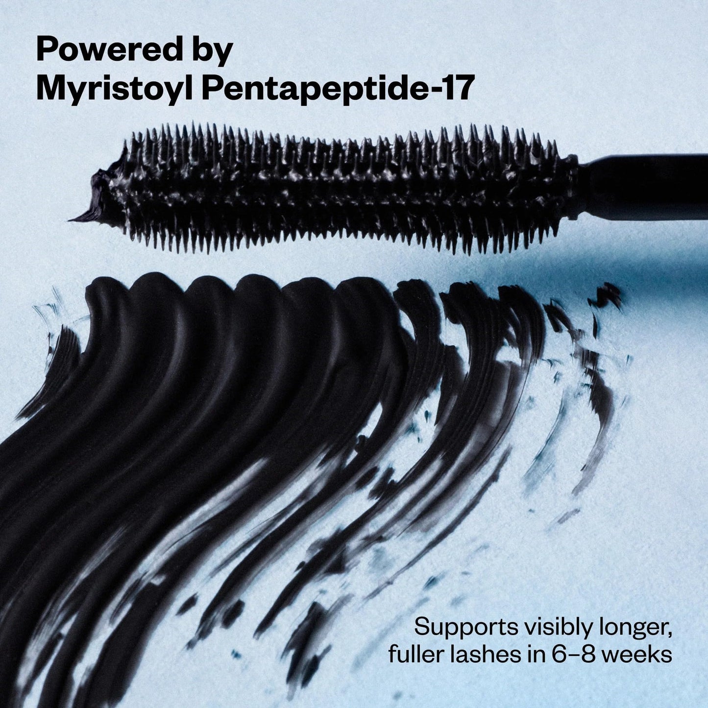 Kosas Soulgazer Lengthening + Lifting Peptide Mascara – Smudge-Proof, Clump-Free Mascara + Lash Serum 2-in-1 for Long, Defined Lashes – Curvilinear Molded Brush, Vegan, Sensitive-Eye Safe - Maple Wellness Supplements