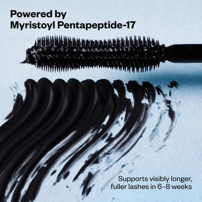 Kosas Soulgazer Lengthening + Lifting Peptide Mascara – Smudge-Proof, Clump-Free Mascara + Lash Serum 2-in-1 for Long, Defined Lashes – Curvilinear Molded Brush, Vegan, Sensitive-Eye Safe - Maple Wellness Supplements