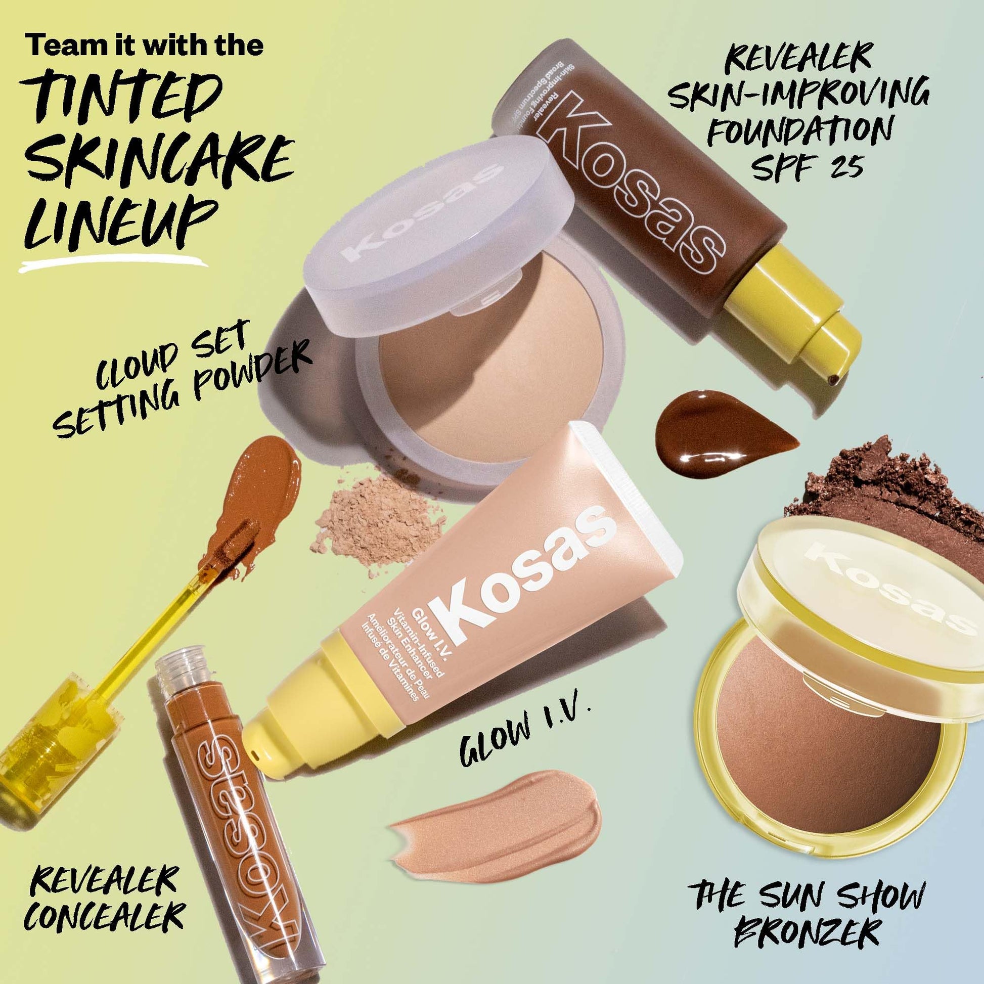 Kosas Sun Show Glowy Warmth Baked Bronzer - Contouring Powder for Cheekbones, Nose & Jawline - Enriched with Concentrated Fatty Acids - Talc-Free, Vegan & Hypoallergenic - Escape - Maple Wellness Supplements