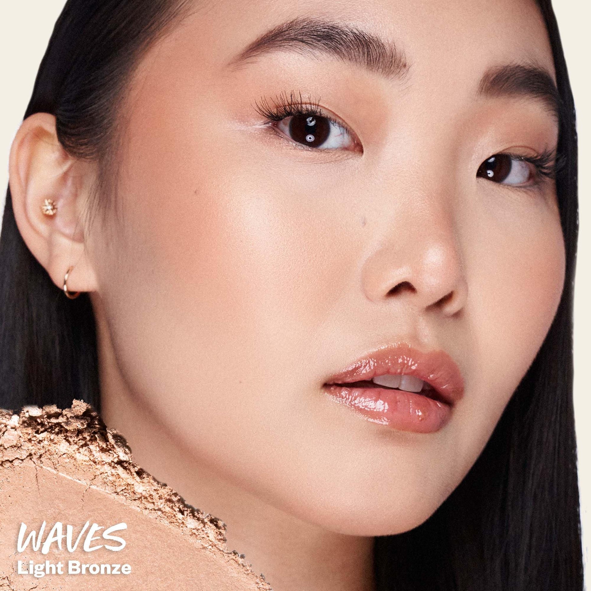 Kosas Sun Show Glowy Warmth Baked Bronzer - Contouring Powder for Cheekbones, Nose & Jawline - Enriched with Concentrated Fatty Acids - Talc-Free, Vegan & Hypoallergenic - Waves - Maple Wellness Supplements
