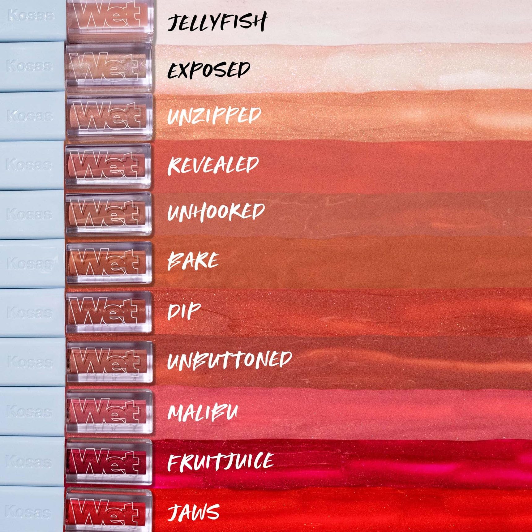 Kosas Wet Lip Oil Gloss| Juicy, Plumping Treatment, (Revealed) - Maple Wellness Supplements