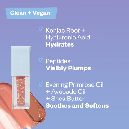 Kosas Wet Lip Oil Gloss| Juicy, Plumping Treatment, (Revealed) - Maple Wellness Supplements