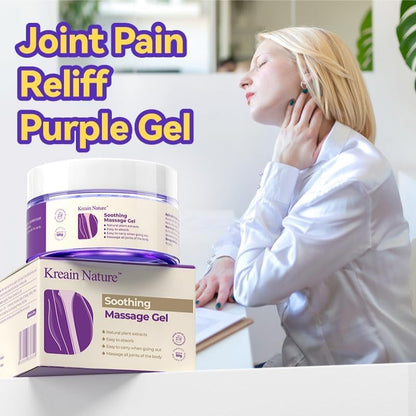 Kreain Nature 2 PCS Joint Gel Purple Soothing Massage Gel Soothes Knees, Lumbar, Neck, Back, Shoulders, Hands, and Feet, 1.76 oz - Maple Wellness Supplements