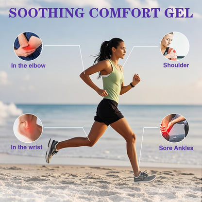 Kresin Joint Comfort Gel, Kresin Joint Comfort Purple Gel, for Neck, Back, Knees, Lumbar, and Feet, Absorb Quickly, 1PC, Purple - Maple Wellness Supplements