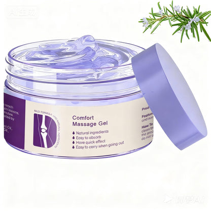 Kresin Joint Comfort Purple Gel, Kresin Joint Comfort Massage Gel, Soothes Discomfort for Neck, Back, Knees, Lumbar, and Feet, Absorb Quickly and Non-Greasy, 1.76 OZ, Violet - Maple Wellness Supplements