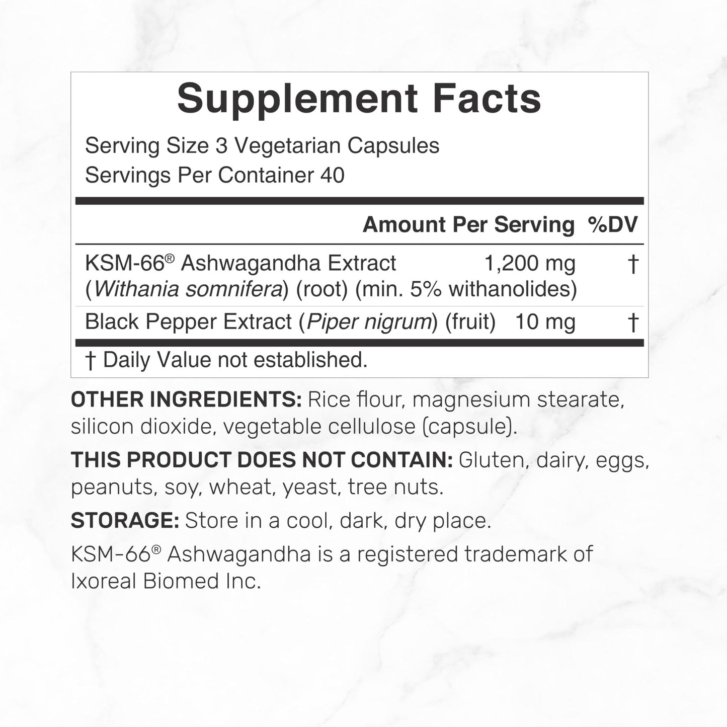 KSM 66 Ashwagandha 1,200mg with Black Pepper, 120 Veggie Capsules – Extra Strength Root Extract – High Absorption – Adaptogenic Supplements for Relaxation, Energy, & Brain Health – Non-GMO - Maple Wellness Supplements