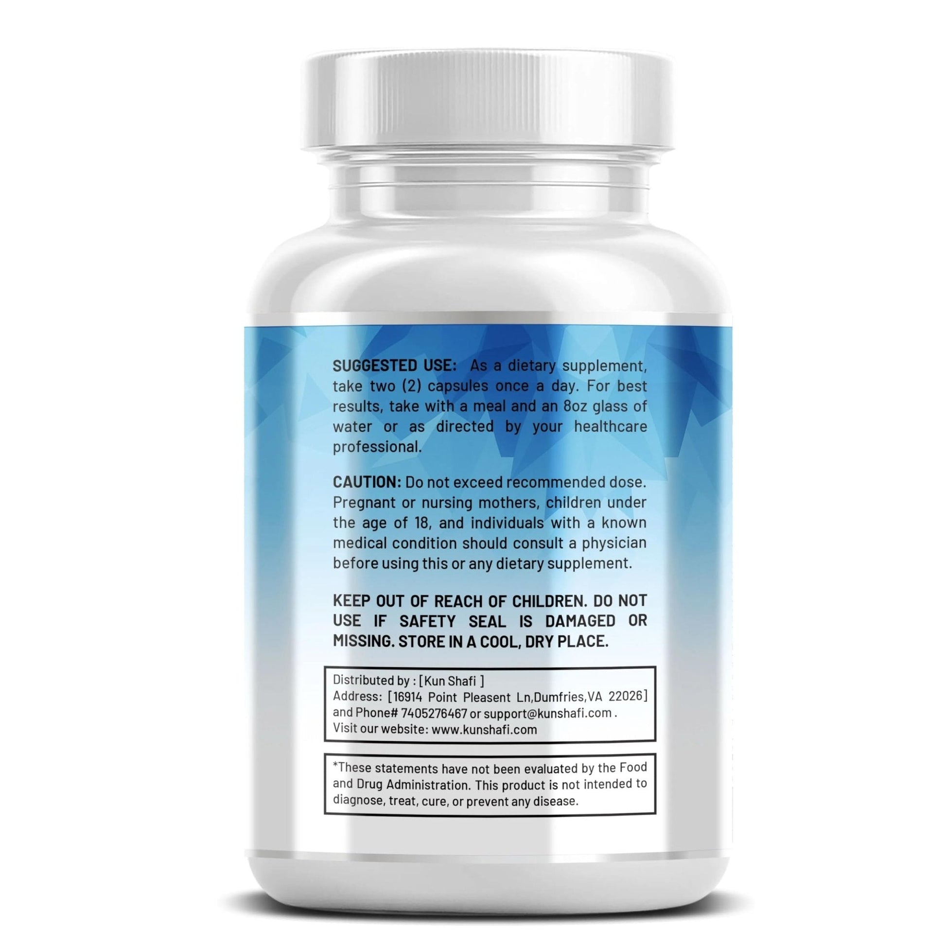 Kun Shafi Sea Moss Complex – with Black Seed Oil, Shilajit, Amla, Moringa, Turmeric, Ashwagandha & Burdock – Enriched with Vitamin C, D3, Chlorophyll, Manuka & Ginger – 60 Capsules - Maple Wellness Supplements