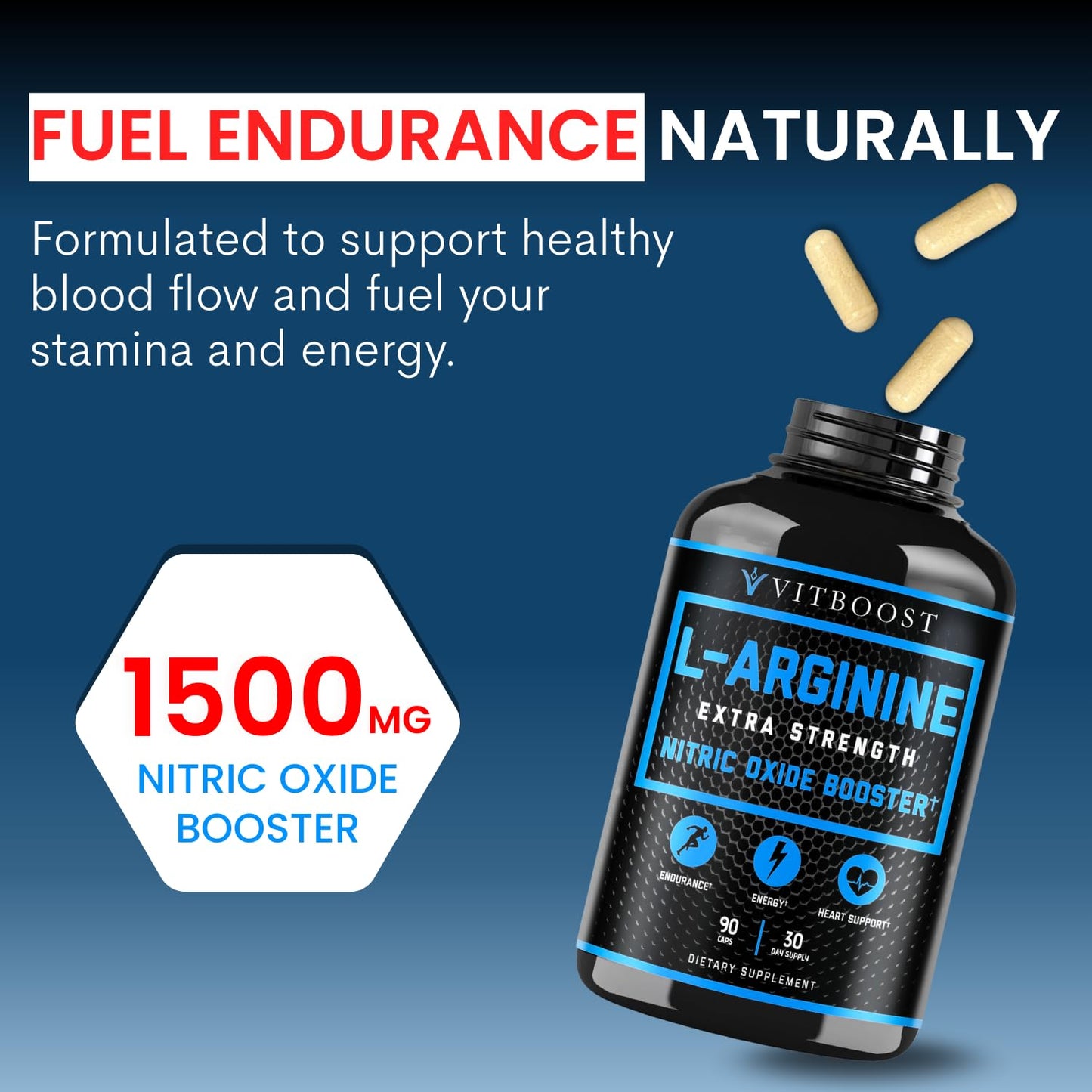 L Arginine Capsules with L-Citrulline 1500mg - Nitric Oxide Booster for Stamina, Muscle, Energy & Vascularity - L-Arginine and Essential Amino Supplement for Extra Strength - Maple Wellness Supplements