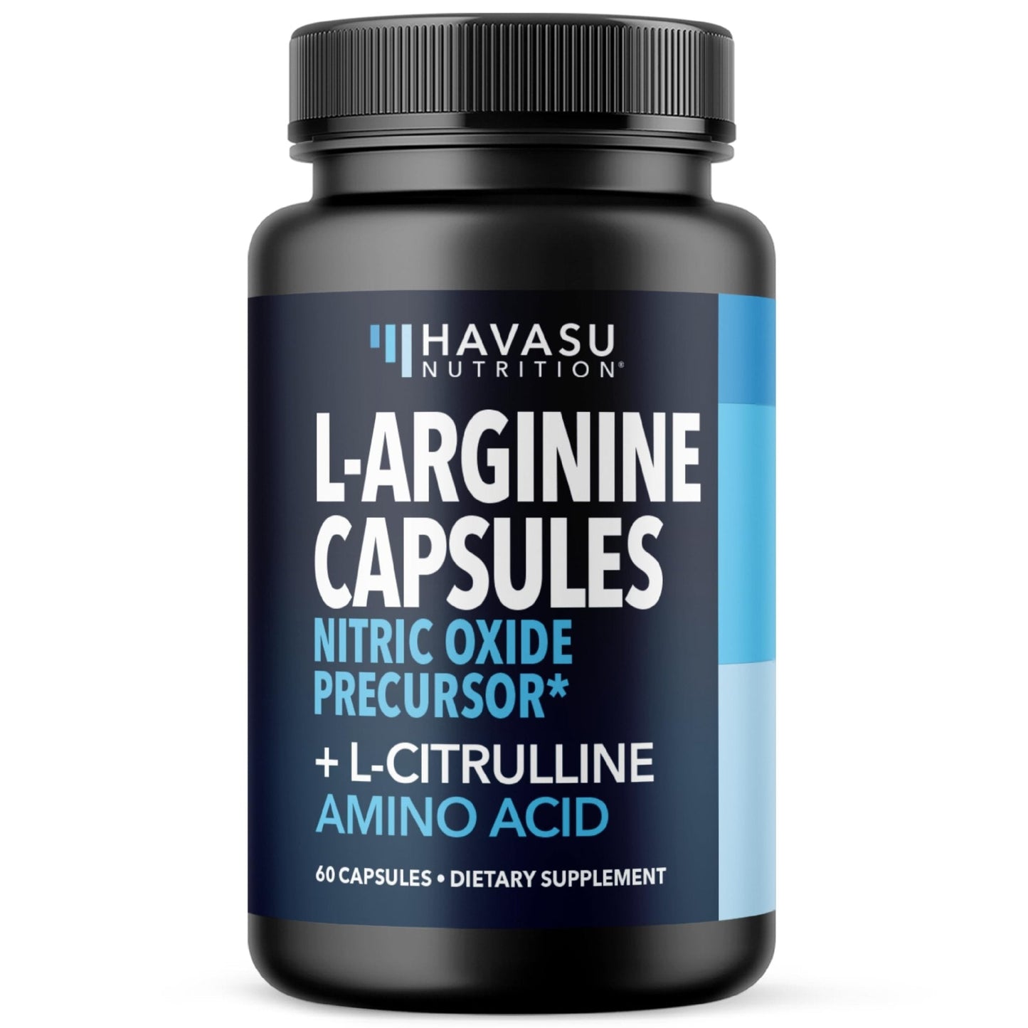 L-Arginine Capsules with L-Citrulline - Nitric Oxide Supplement - L Arginine and L Citrulline Blend - 60 Count - Vegan, Non-GMO Capsules for Performance - Maple Wellness Supplements