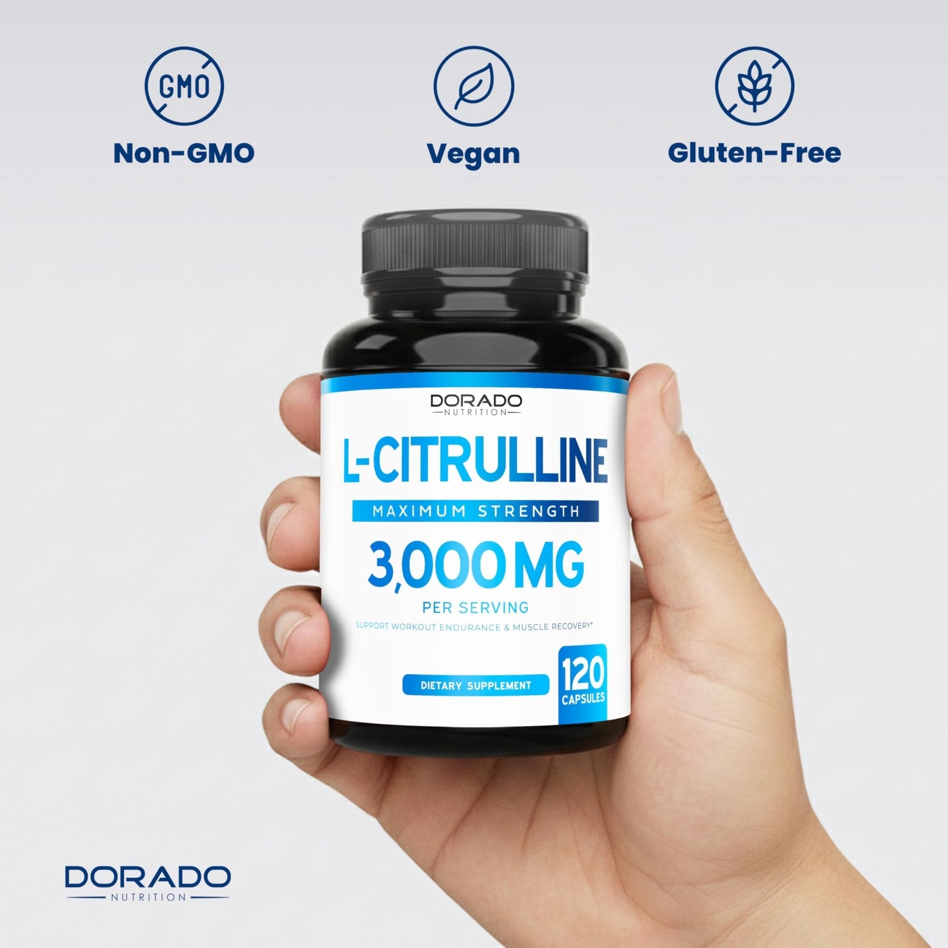 L Citrulline 3000mg Supplement (120 Capsules) Support L Arginine & Nitric Oxide Pills - L-Citrulline For Men & Women - Muscle Recovery & Pump Supplement - 3rd Party Tested - Maple Wellness Supplements