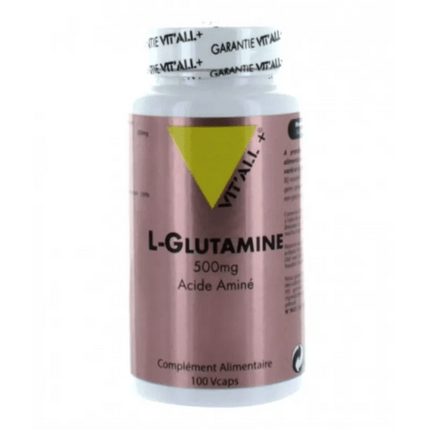 L-Glutamine 500 mg 100 gélules VIT'ALL+ - Maple Wellness Supplements