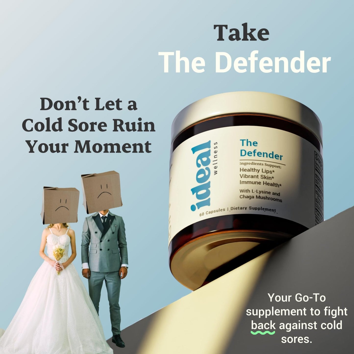 L-Lysine Cold Sore Treatment For Lips With Immune Support - L Lysine 1000mg Capsules, Chaga, Bee Propolis, Vitamin C, Zinc & Licorice Root Extract - Non-GMO, Vegetarian, - Maple Wellness Supplements