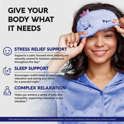 L Theanine 400 mg | L-Theanine Stress Relief | Extra Strength Supplement | Made in USA | Relaxation, Sleep & Calm Support | For Men & Women | Plant Based - Maple Wellness Supplements