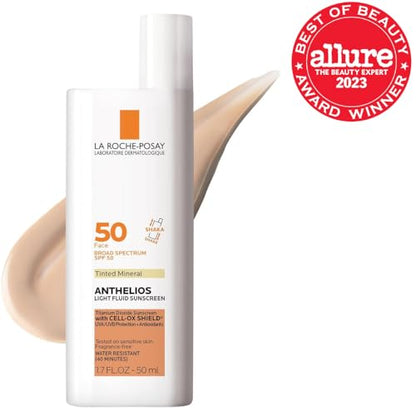 La Roche Posay Anthelios 50 Mineral Tinted Ultra Light Sunscreen Fluid 50ml/1.7oz - Maple Wellness Supplements