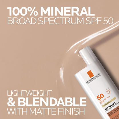 La Roche Posay Anthelios 50 Mineral Tinted Ultra Light Sunscreen Fluid 50ml/1.7oz - Maple Wellness Supplements