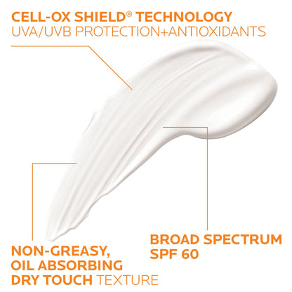 La Roche-Posay Anthelios Clear Skin Sunscreen Dry Touch SPF 60, Oil Free Sunscreen For Face, Oil Absorbing, Broad Spectrum SPF - Maple Wellness Supplements