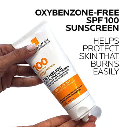 La Roche-Posay Anthelios Melt-In Milk Sunscreen SPF 100, Sunscreen For Body & Face - Maple Wellness Supplements