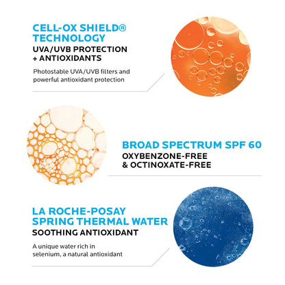 La Roche-Posay Anthelios Melt-In Milk Sunscreen SPF 60, Sunscreen For Body & Face, Broad Spectrum SPF + Antioxidants, Oil Free - Maple Wellness Supplements