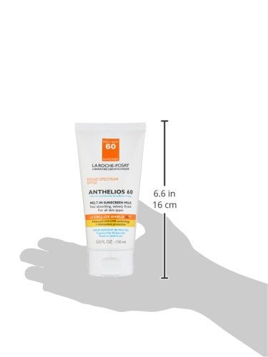 La Roche-Posay Anthelios Melt-In Milk Sunscreen SPF 60, Sunscreen For Body & Face, Broad Spectrum SPF + Antioxidants, Oil Free - Maple Wellness Supplements