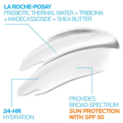 La Roche-Posay Cicaplast Balm B5 UV SPF 50, Vitamin B5 + Shea Butter + Tribioma + Madecassoside + Zinc Oxide Sunscreen - Maple Wellness Supplements