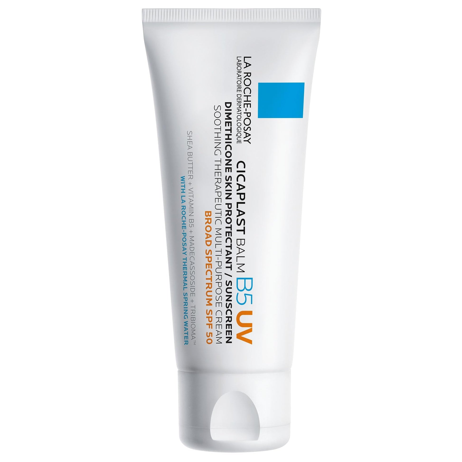 La Roche-Posay Cicaplast Balm B5 UV SPF 50, Vitamin B5 + Shea Butter + Tribioma + Madecassoside + Zinc Oxide Sunscreen - Maple Wellness Supplements