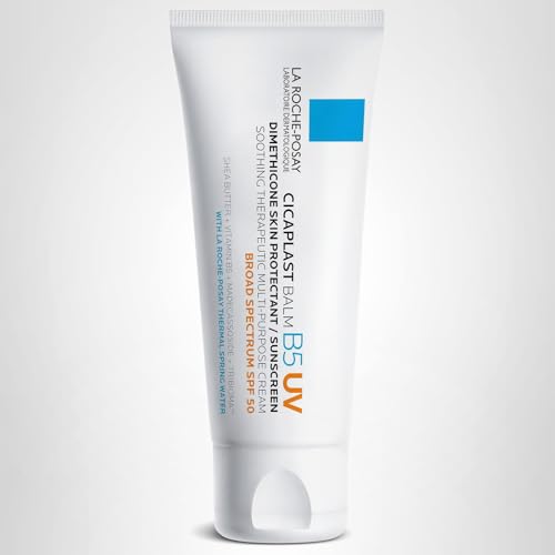 La Roche-Posay Cicaplast Balm B5 UV SPF 50, Vitamin B5 + Shea Butter + Tribioma + Madecassoside + Zinc Oxide Sunscreen - Maple Wellness Supplements