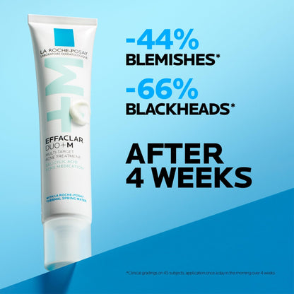 La Roche-Posay Effaclar Salicylic Acid Acne Treatment For Face, Mattifying Acne Gel Cream Spot Treatment for Blackheads - Maple Wellness Supplements