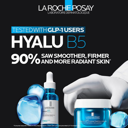 La Roche-Posay Hyalu B5 Suractivated Anti-Aging Face & Neck Cream, Firming Face Moisturizer With 3 Types of Hyaluronic Acid for All Skin Types - Maple Wellness Supplements