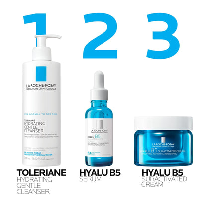 La Roche-Posay Hyalu B5 Suractivated Hyaluronic Acid Serum for Face, Vitamin B5 + Hyaluronic Acid + Glycerin - Maple Wellness Supplements