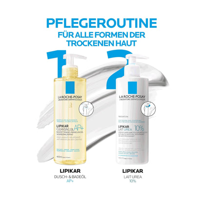 La Roche-Posay Lipikar Urea 10% Roughness Smoothing Lotion, Body Lotion For Dry Skin With 10% Urea + Shea Butter + Allantoin - Maple Wellness Supplements