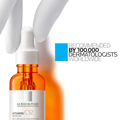 La Roche-Posay Pure Vitamin C Serum For Face With Hyaluronic Acid & Salicylic Acid, Hydrating & Brightening Serum - Maple Wellness Supplements