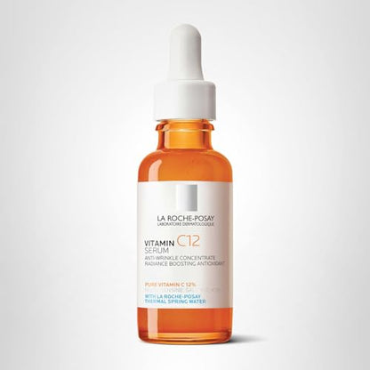 La Roche-Posay Pure Vitamin C Serum For Face With Hyaluronic Acid & Salicylic Acid, Hydrating & Brightening Serum - Maple Wellness Supplements