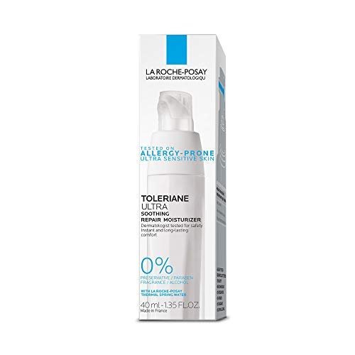 La Roche-Posay Toleriane Dermallergo Ultra Soothing Repair Face Moisturizer for Sensitive Skin, Gentle Moisturizing Face - Maple Wellness Supplements